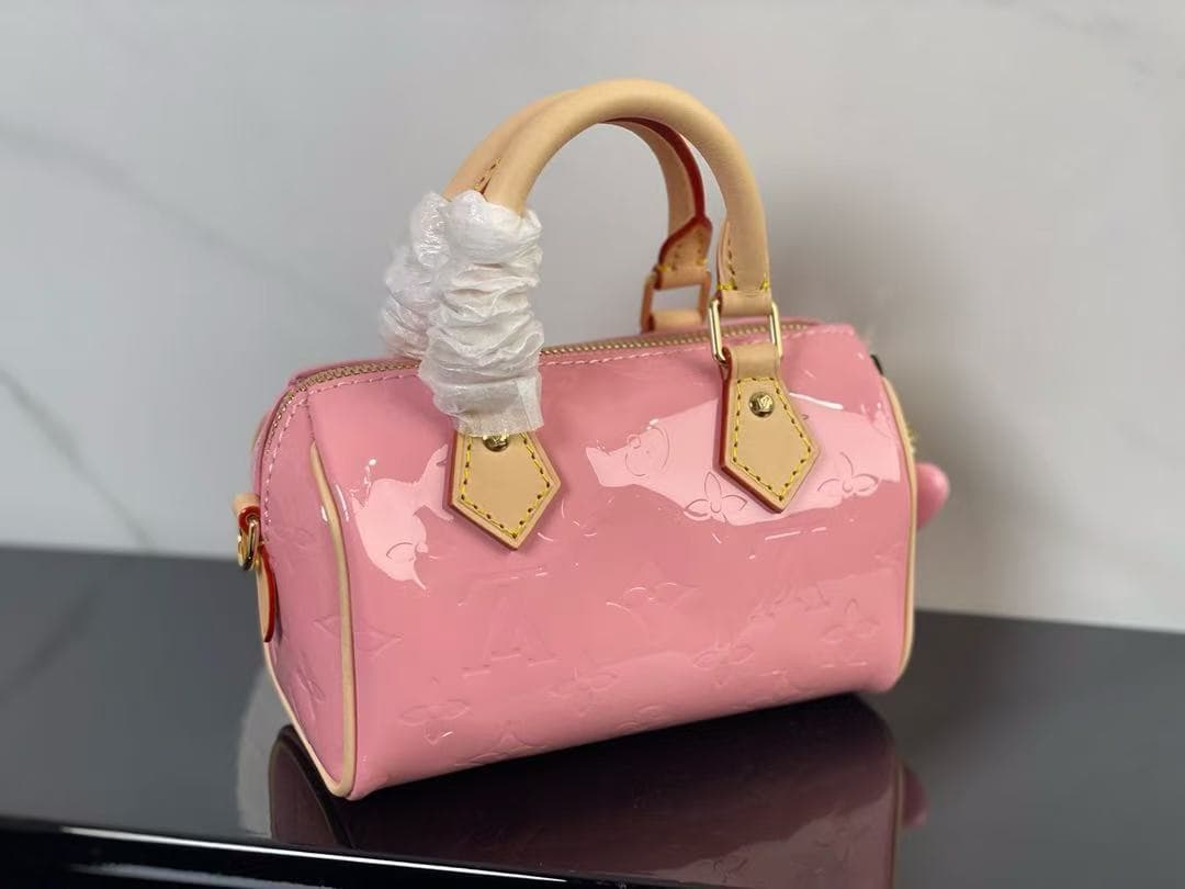 Louis Vuitton Nano Speedy Bag Pink High