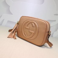 Gucci Soho Small Leather Disco Shoulder Bag 308364 Rose Gold High