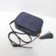 Gucci Soho Small Leather Disco Shoulder Bag 308364 Navy High