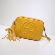 Gucci Soho Small Leather Disco Shoulder Bag 308364 Yellow High