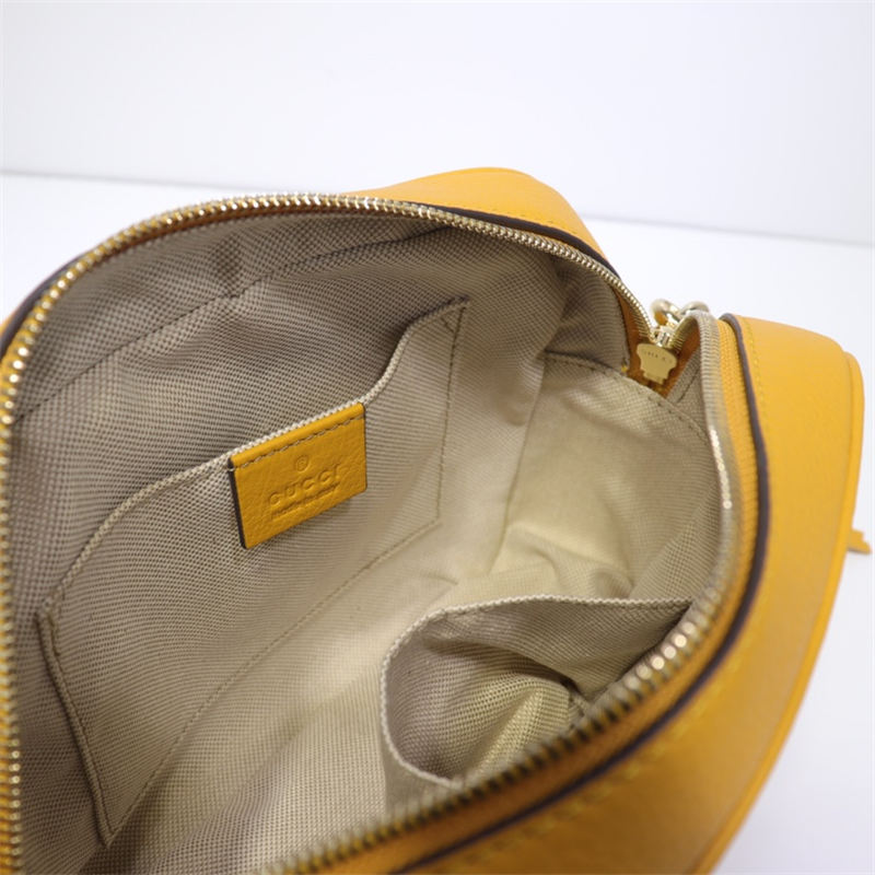 Gucci Soho Small Leather Disco Shoulder Bag 308364 Yellow High