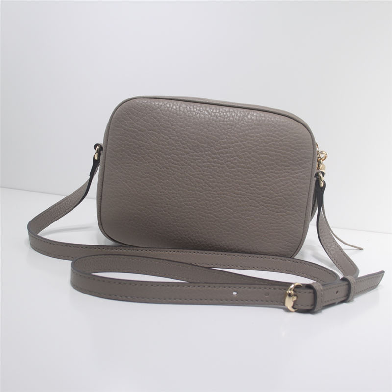 Gucci Soho Small Leather Disco Shoulder Bag 308364 Grey High