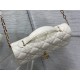 MISS DIOR MINI BAG Cannage Lambskin White High