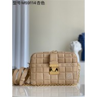 Louis Vuitton TROCA MM Damier Quilt lamb leather M59111 High