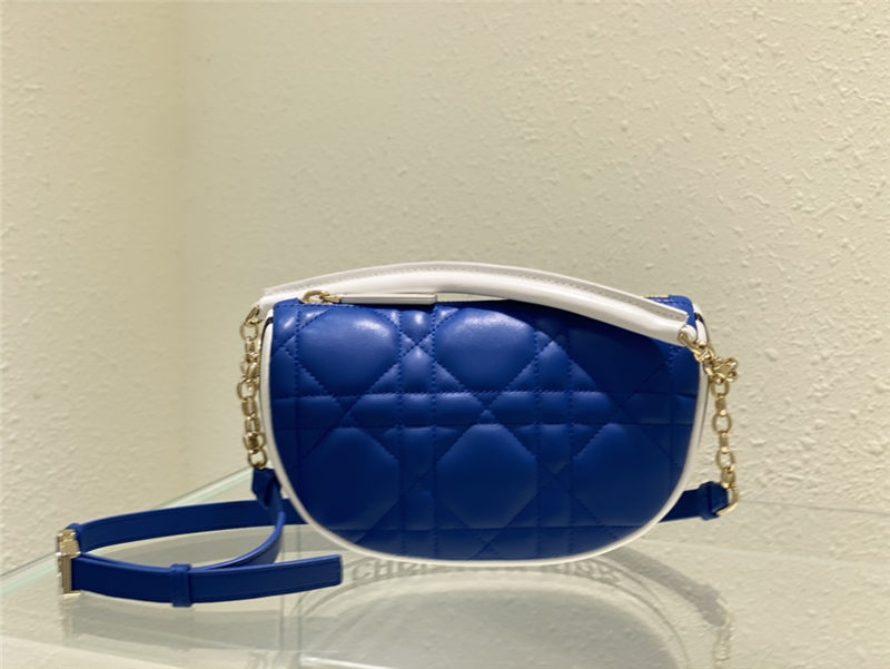 SMALL Dior VIBE Hobo Bag Calfskin Blue High