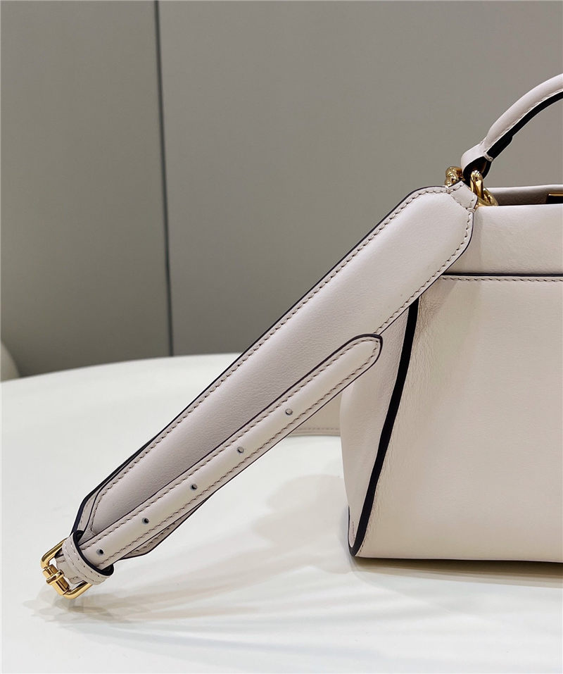 PEEKABOO ICONIC MINI leather bag Cream High