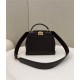 PEEKABOO ICONIC MINI leather bag Coffee High