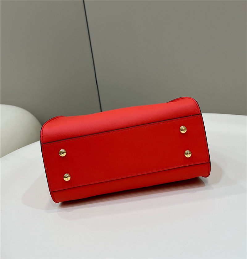 PEEKABOO ICONIC MINI leather bag Orange-Red High