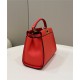 PEEKABOO ICONIC MINI leather bag Orange-Red High