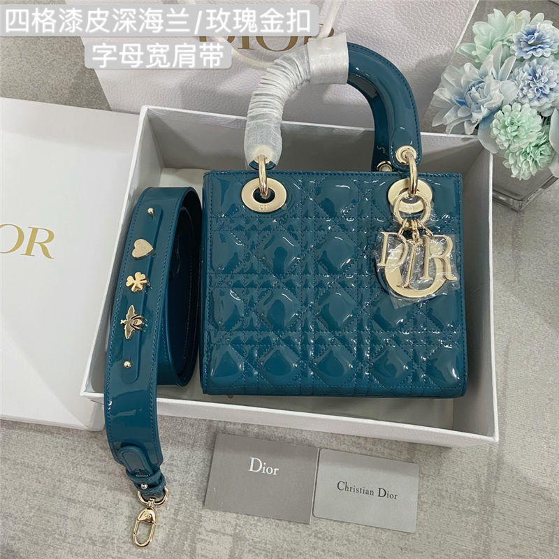 SMALL LADY Dior MY ABCDior BAG Patent Cannage Calfskin High