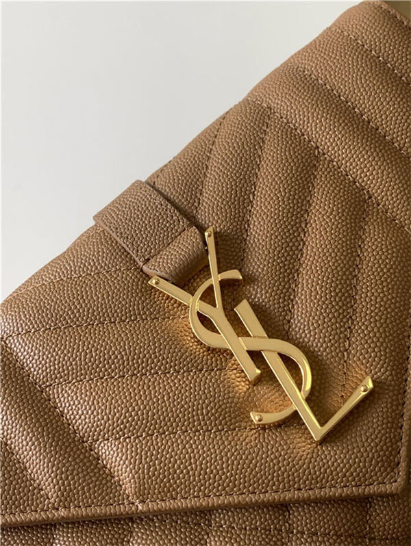 ENVELOPE SMALL BAG IN MIX MATELASSÉ GRAIN DE POUDRE EMBOSSED LEATHER High