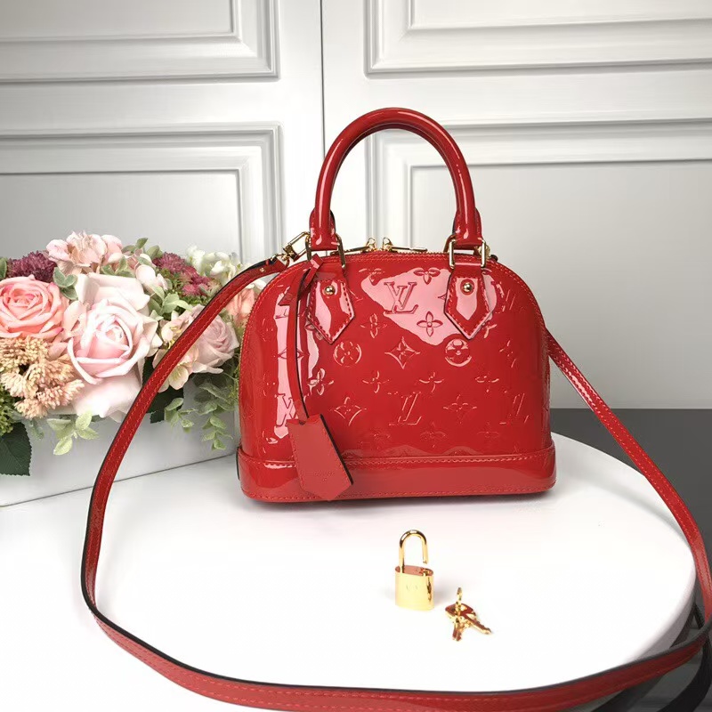 Louis Vuitton Alma BB Bag M91606 Red II High