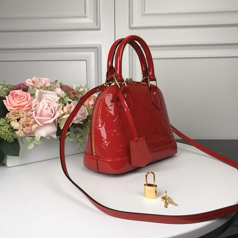 Louis Vuitton Alma BB Bag M91606 Red II High