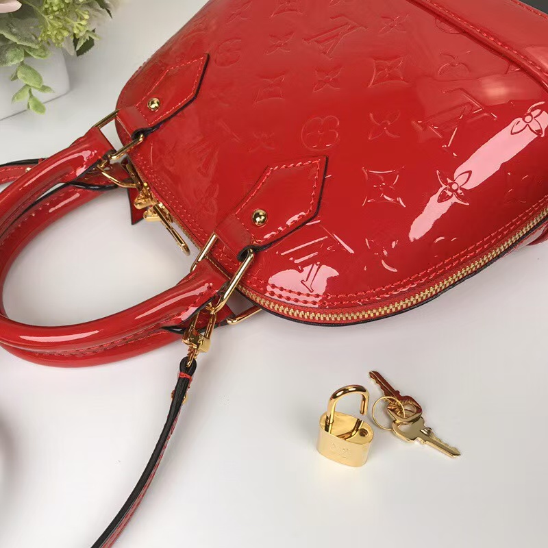 Louis Vuitton Alma BB Bag M91606 Red II High