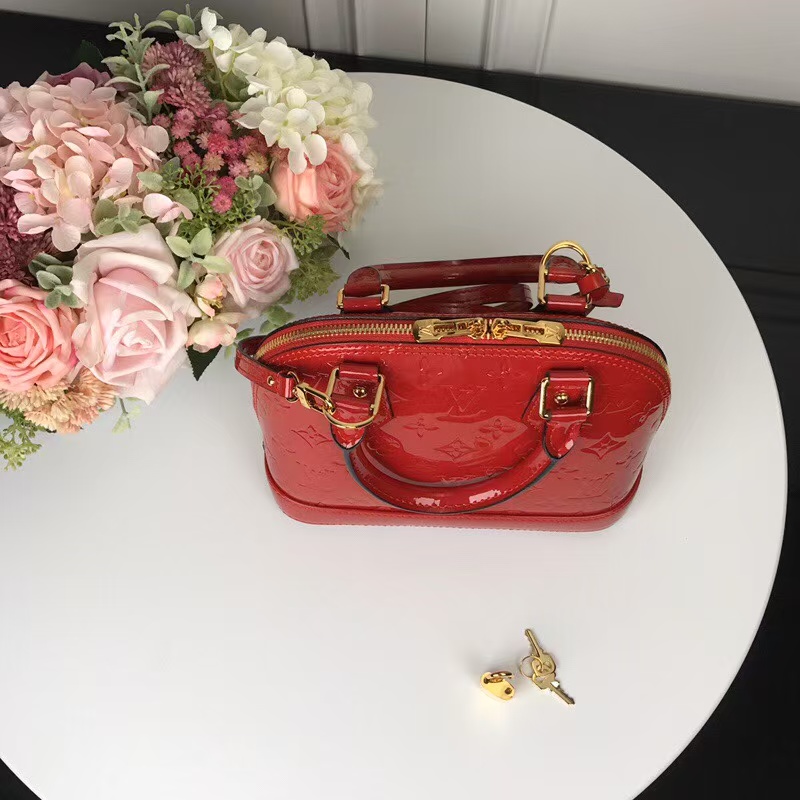 Louis Vuitton Alma BB Bag M91606 Red II High