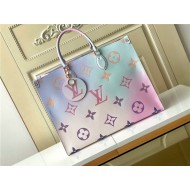 Louis Vuitton ONTHEGO GM Monogram coated canvas Sunrise Pastel M46076 High