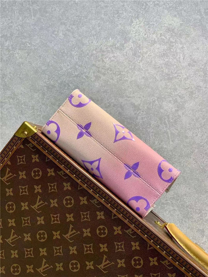 Louis Vuitton ONTHEGO PM Monogram coated canvas Sunrise Pastel M59856 High