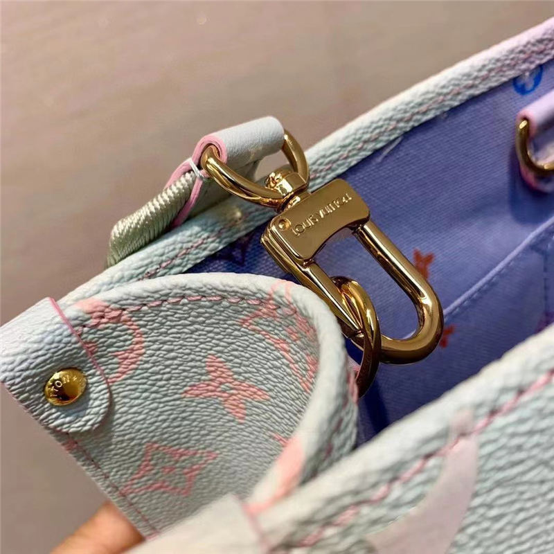 Louis Vuitton ONTHEGO PM Monogram coated canvas Sunrise Pastel M59856 High