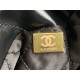 Chanel 22 SMALL HANDBAG Shiny Calfskin & Gold-Tone Metal AS3260 Black High