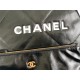 Chanel 22 SMALL HANDBAG Shiny Calfskin & Gold-Tone Metal AS3260 Black High