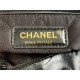 Chanel 22 MEDIUM HANDBAG Shiny Calfskin & Gold-Tone Metal AS3261 Black High