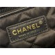 Chanel 22 BACKPACK Shiny Calfskin & Gold-Tone Metal AS3313 Black High