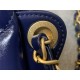 Chanel 22 BACKPACK Shiny Calfskin & Gold-Tone Metal AS3313 Navy High