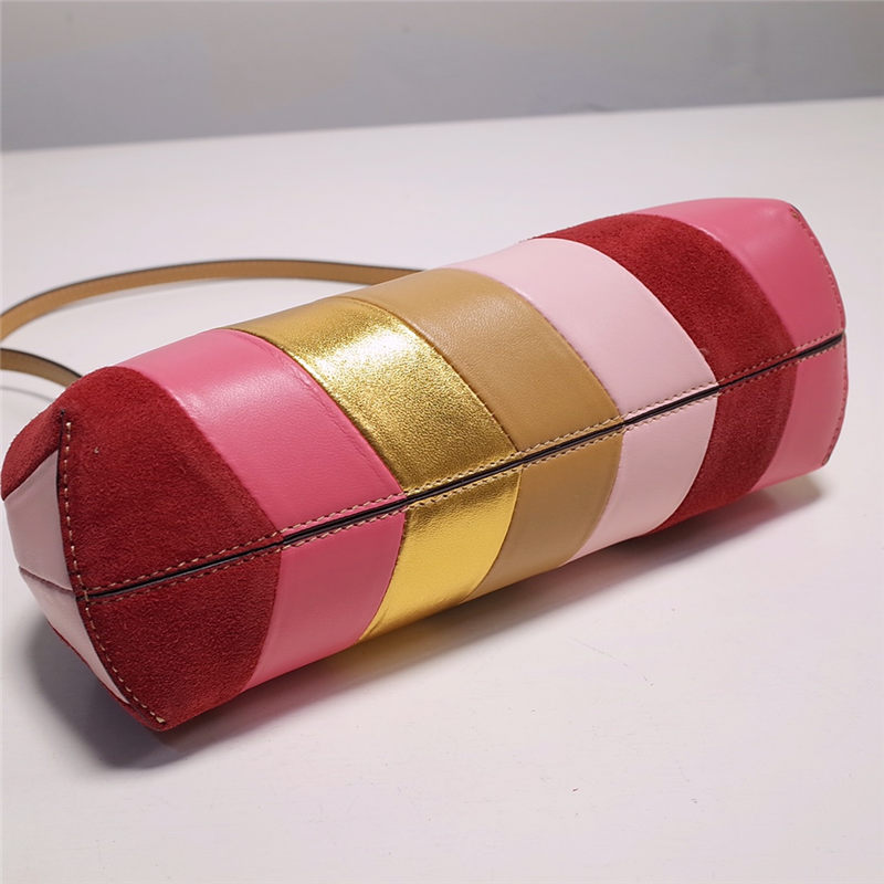 Fendi First Small Leather bag multicolor inlay High