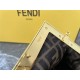 Fendi First Small Leather bag Gold wrinkle High