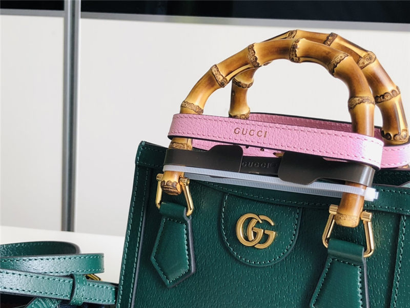 Gucci Diana mini tote bag 702732 Green High