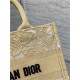 SMALL Dior BOOK TOTE D-Lace Embroidery with Macramé Effect High