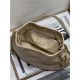 DIOR AMMI MEDIUM BAG Supple Macrocannage Lambskin Sand Pink High