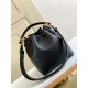 Louis Vuitton LOCKME BUCKET BAG Grained calf leather M57687 High