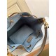 Louis Vuitton LOCKME BUCKET BAG Grained calf leather M57689 High