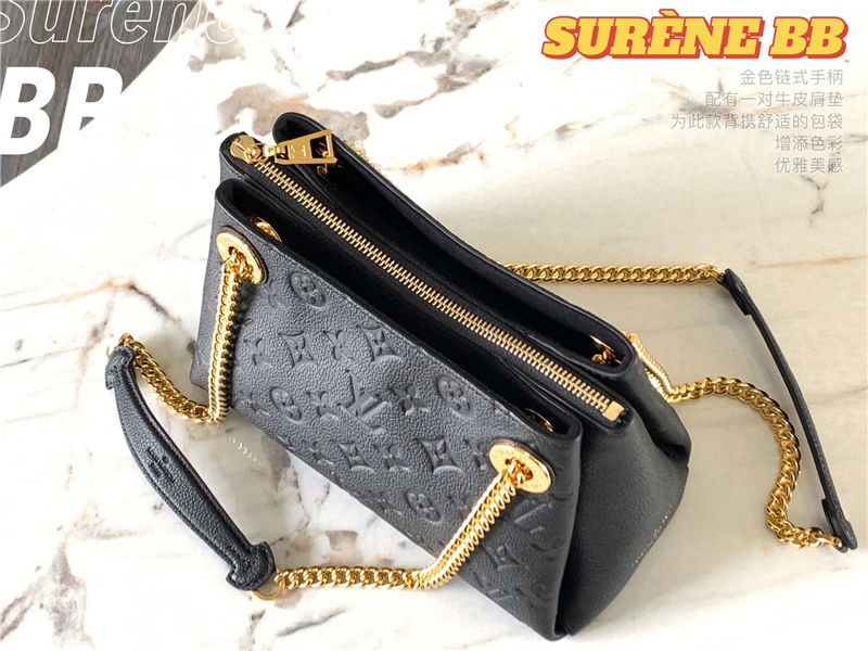 Louis Vuitton Surene BB Monogram Empreinte M43746 Black High