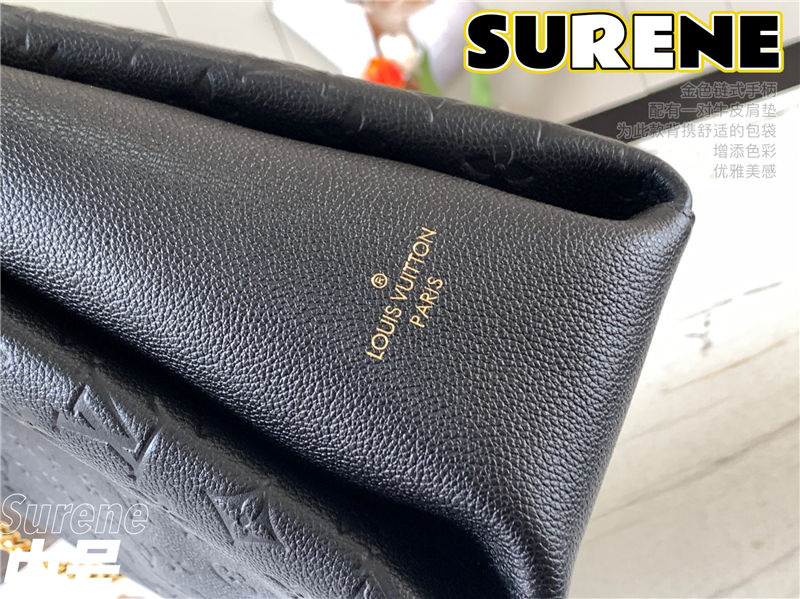 Louis Vuitton Surene MM Monogram Empreinte M43748 Black High