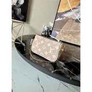 Louis Vuitton MINI POCHETTE ACCESSOIRES Monogram Empreinte M81284 High