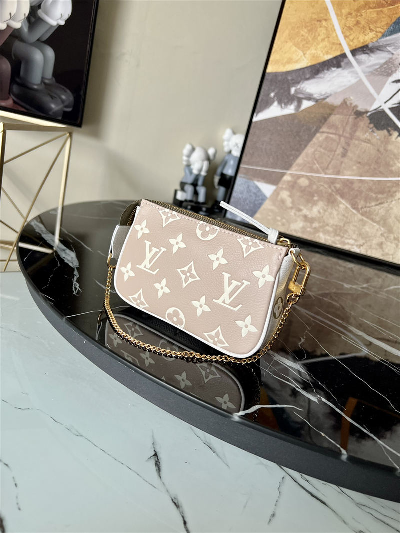 Louis Vuitton MINI POCHETTE ACCESSOIRES Monogram Empreinte M81284 High