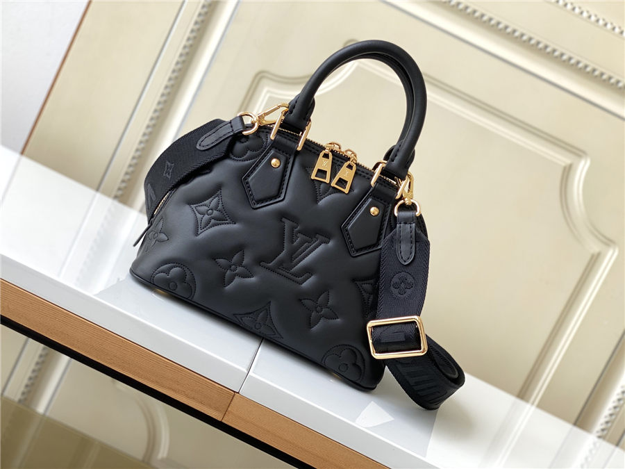 Louis Vuitton Alma BB Bag Quilted and embroidered smooth calf leather M59793 High