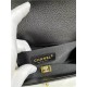 BOY Chanel HANDBAG Grained Calfskin Black Anti-Gold Metal High