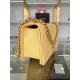 BOY Chanel HANDBAG Grained Calfskin Yellow Matt-Gold Metal High