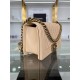 BOY Chanel HANDBAG Grained Calfskin Beige Anti-Gold Metal High