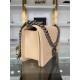 BOY Chanel HANDBAG Grained Calfskin Beige Anti-Silver Metal High