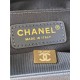 BOY Chanel HANDBAG Grained Calfskin Navy Blue Gold Metal High