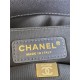 BOY Chanel HANDBAG Grained Calfskin Navy Blue Matt-Gold Metal High