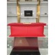 BOY Chanel HANDBAG Grained Calfskin Red Matt-Gold Metal High