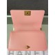 BOY Chanel HANDBAG Grained Calfskin Pink Anti-Gold Metal High