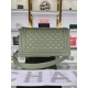 BOY Chanel HANDBAG Grained Calfskin Olive Silver Metal High