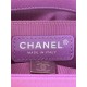 SMALL BOY Chanel HANDBAG Grained Calfskin Purple Anti-Silver Metal High