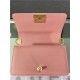 SMALL BOY Chanel HANDBAG Grained Calfskin Pink Matt-Gold Metal High